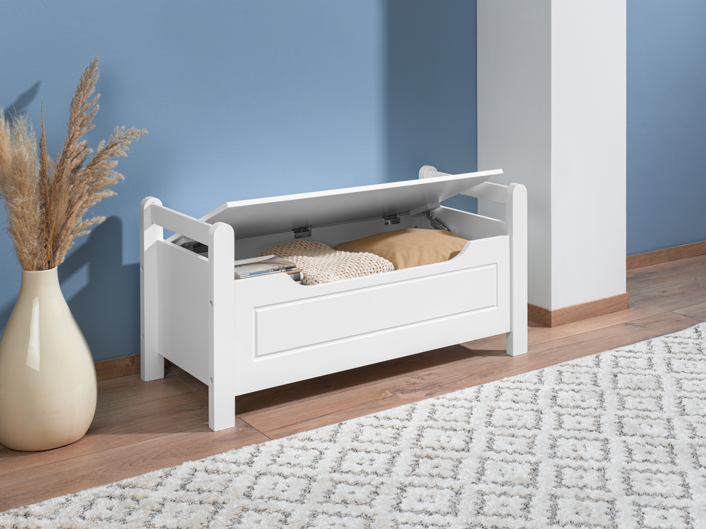 Banc avec espace de rangement