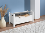 Banc avec espace de rangement