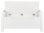 Banc avec espace de rangement
