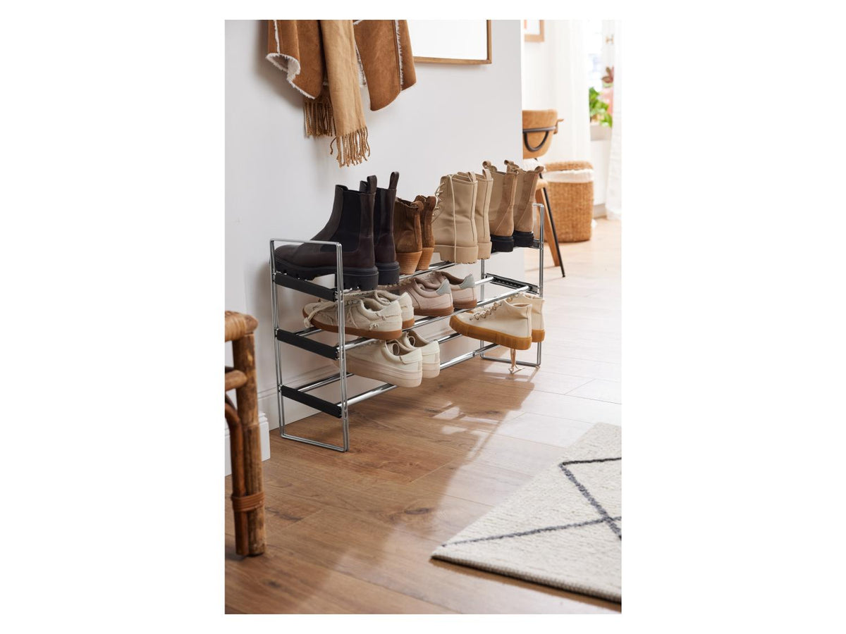 Étagère à chaussures extensible