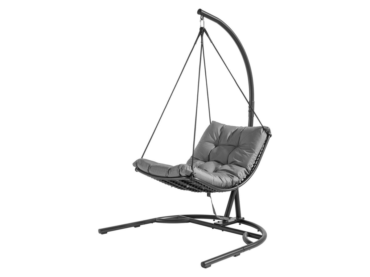 Fauteuil suspendu avec support en acier