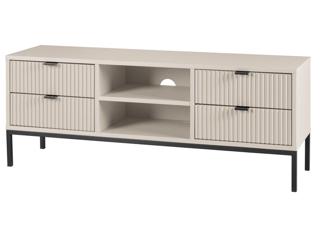Meuble bas, aspect lamelles