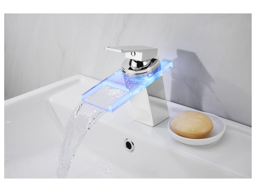 Mitigeur de lavabo à LED