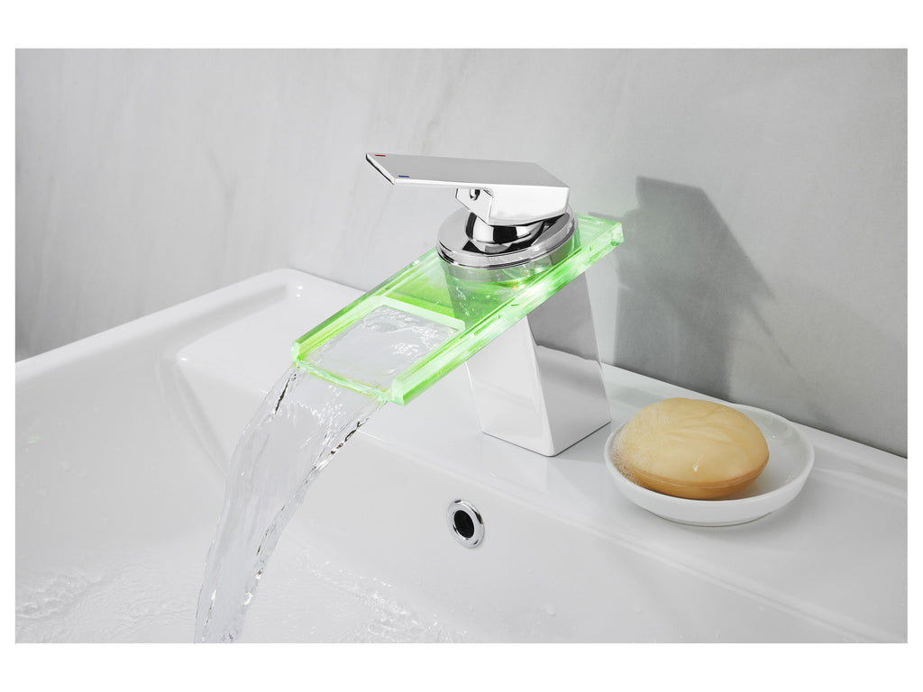 Mitigeur de lavabo à LED