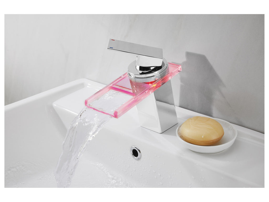 Mitigeur de lavabo à LED