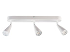 Plafonnier LED, 3 spots, blanc chaud