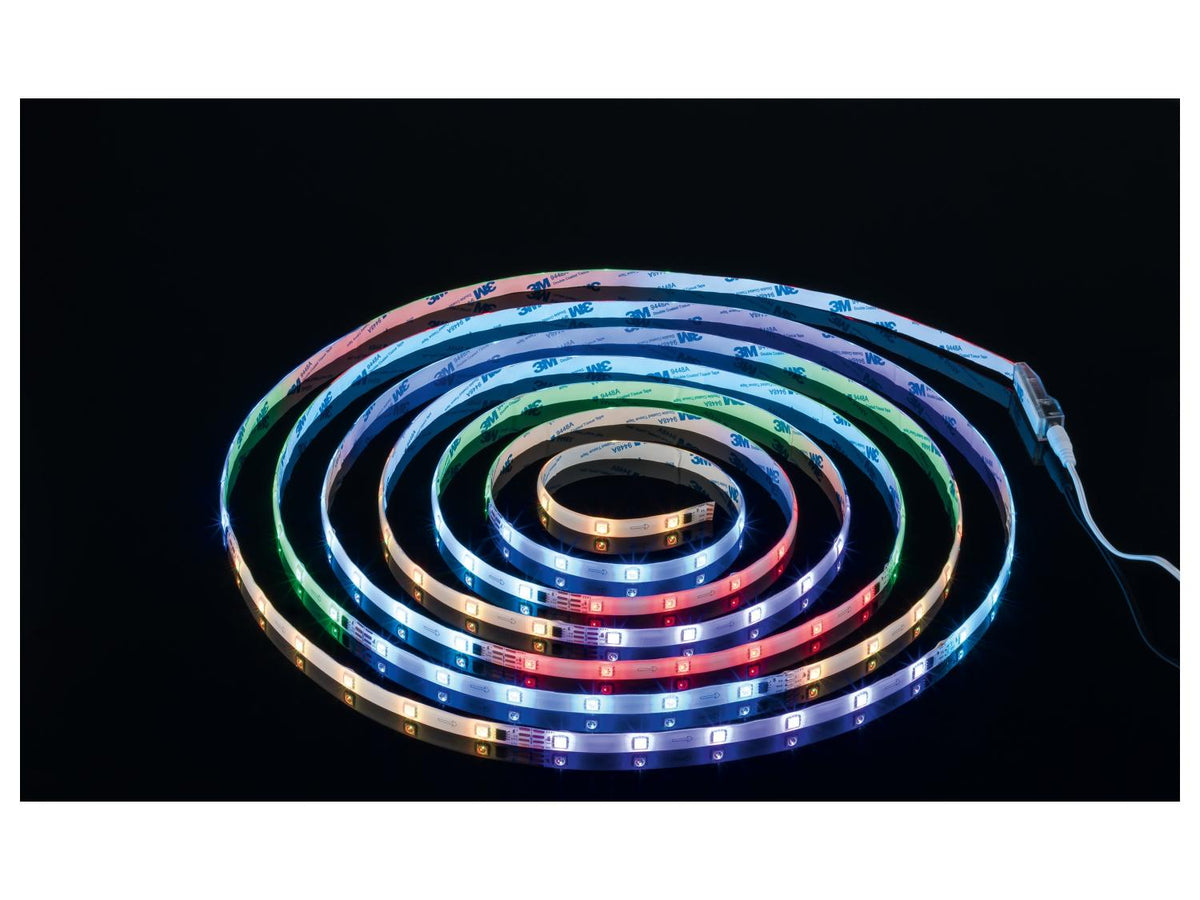 Ruban LED 5 m, avec télécommande