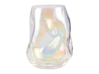 Vase à surface irisée