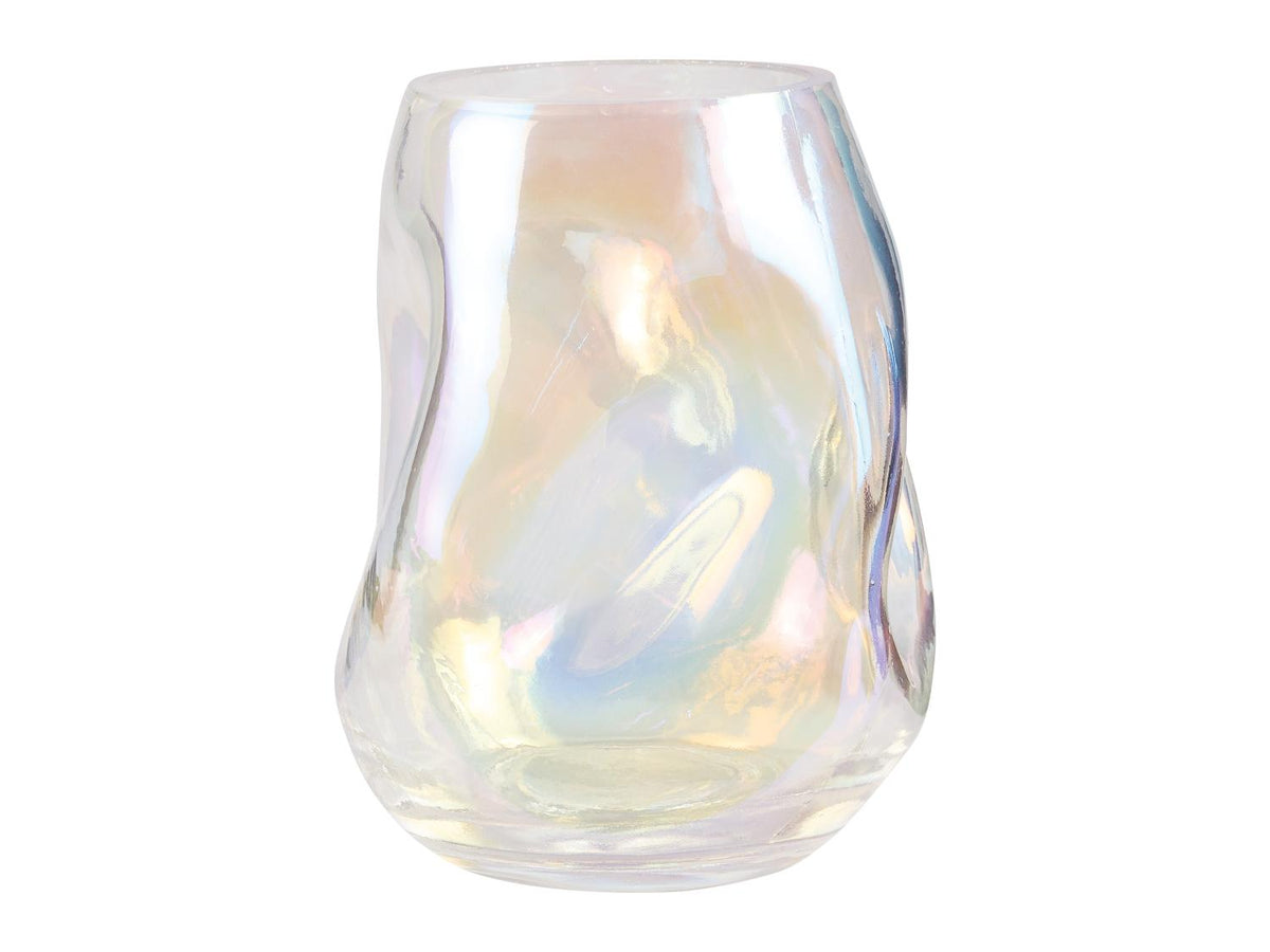 Vase à surface irisée