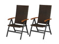 Lot de 2 fauteuils pliants Valencia