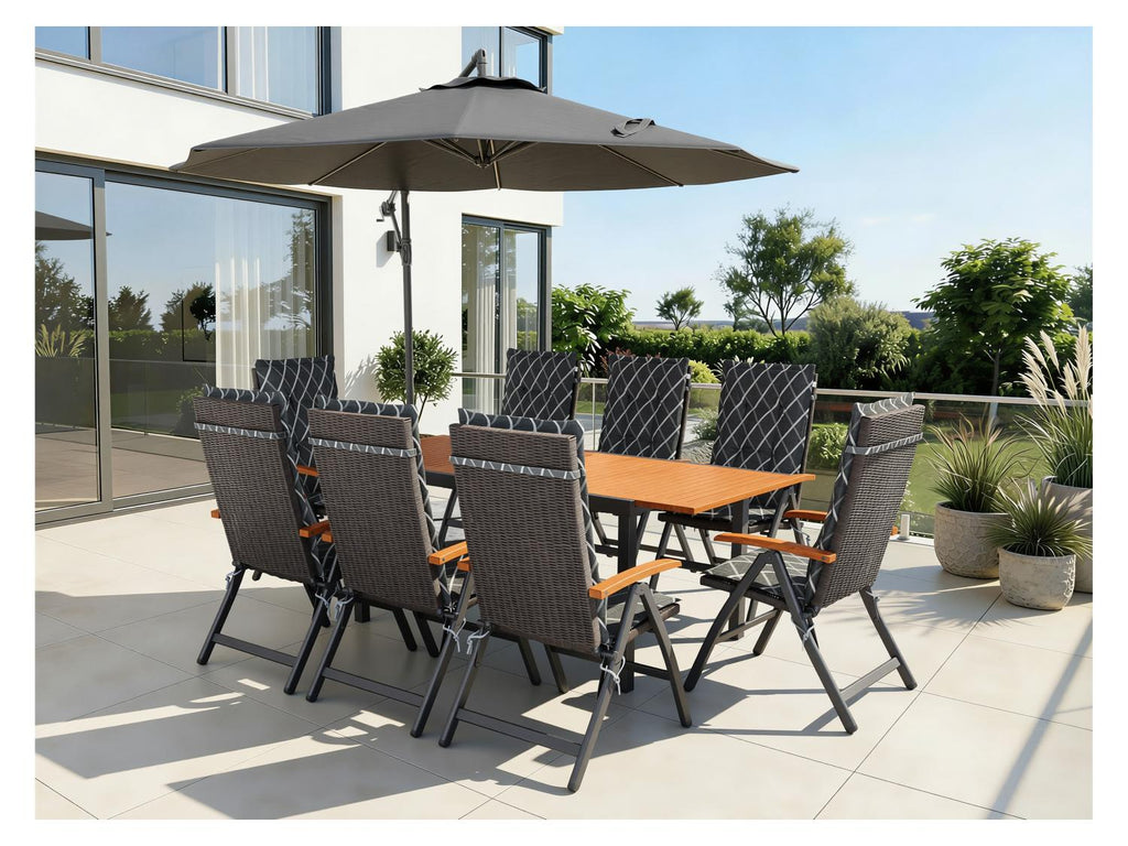 Lot de 2 fauteuils pliants Valencia
