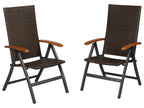 Lot de 2 fauteuils pliants Valencia