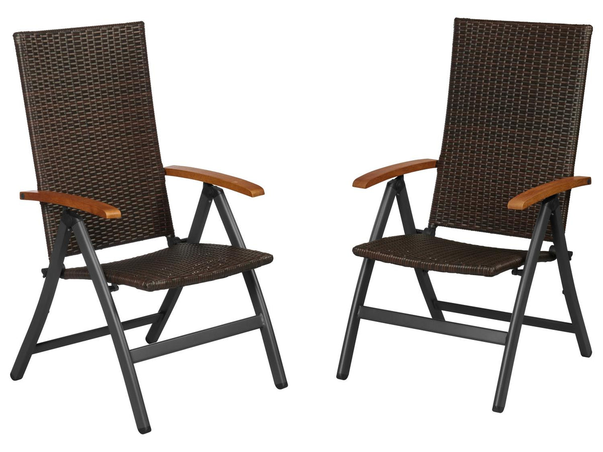 Lot de 2 fauteuils pliants Valencia