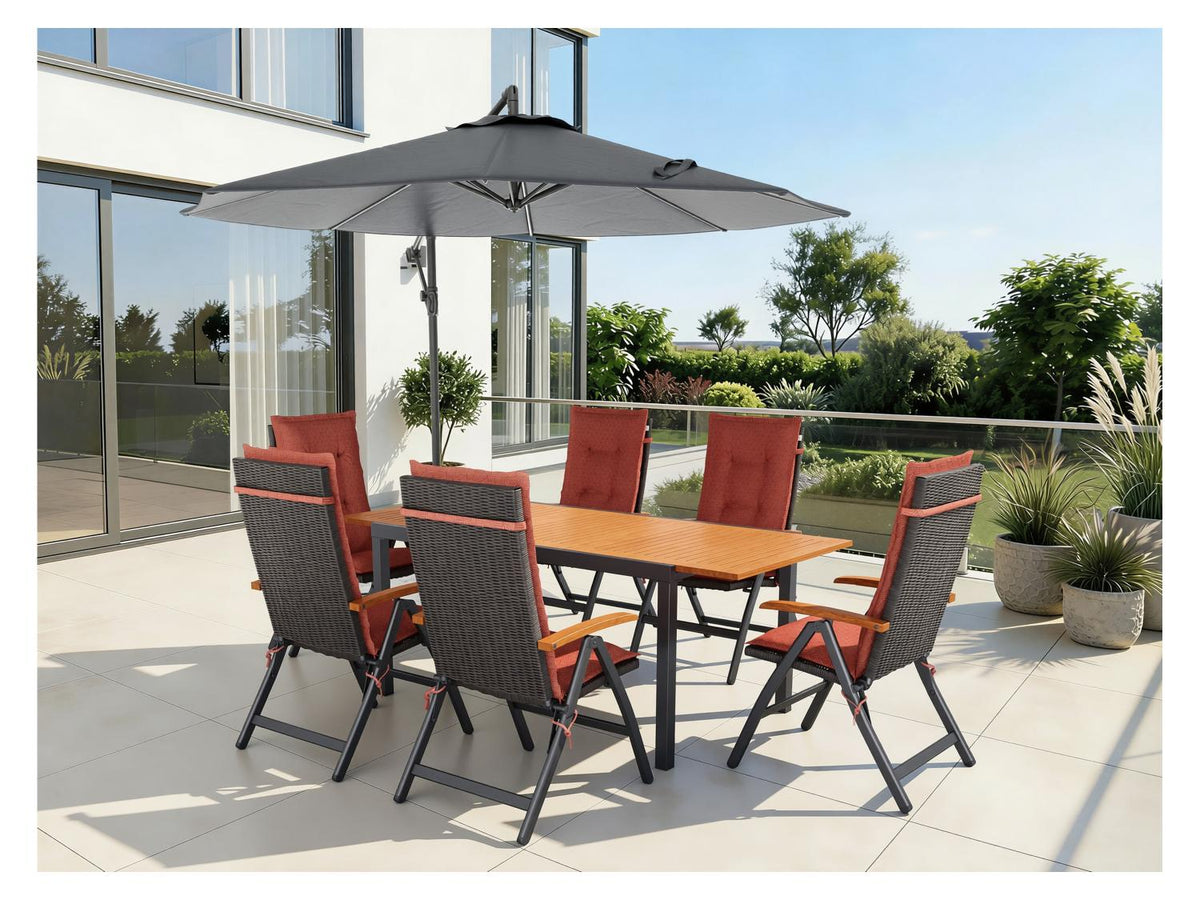 Lot de 2 fauteuils pliants Valencia