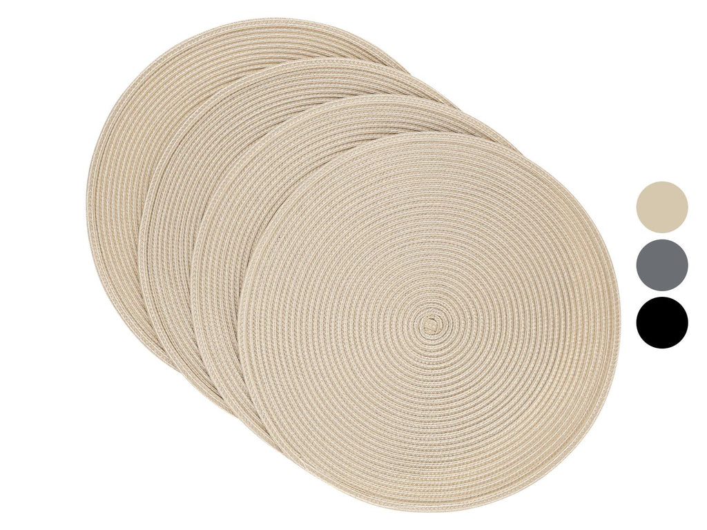 Lot de 4 set de table, Ø 38 cm