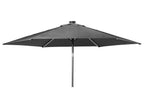 Parasol avec éclairage solaire LED