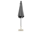 Parasol avec éclairage solaire LED