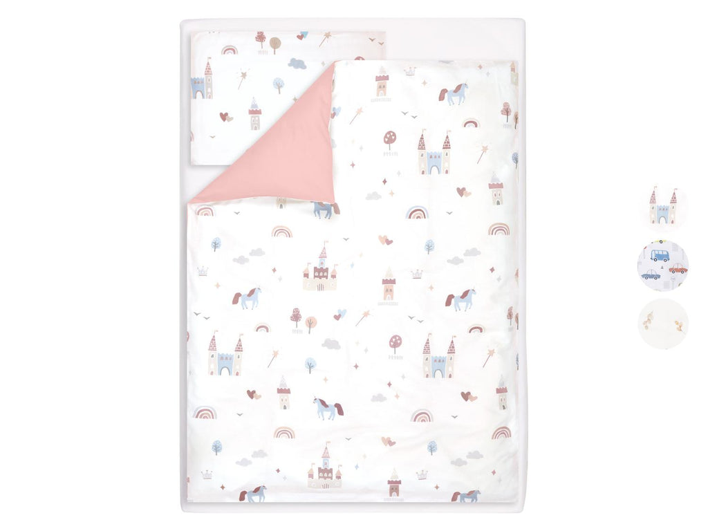 Parure de lit bébé réversible, 3 pièces