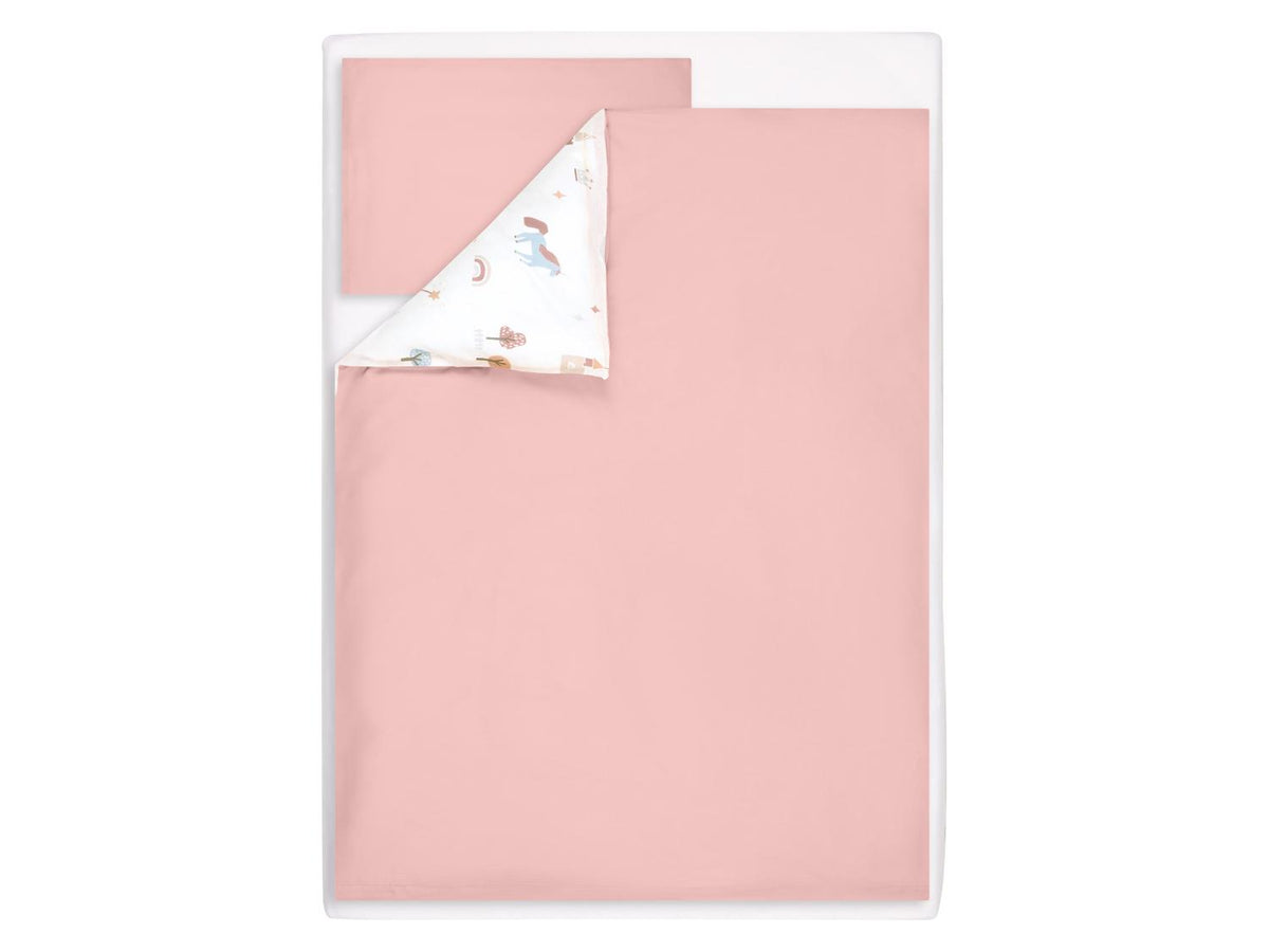 Parure de lit bébé réversible, 3 pièces