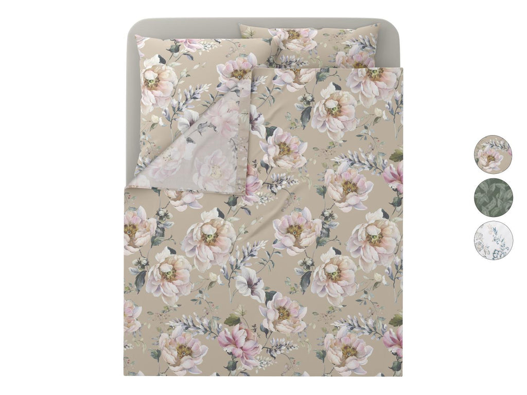 Parure de lit en satin, 4 pièces