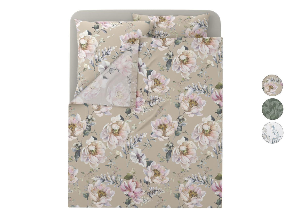 Parure de lit en satin, 4 pièces