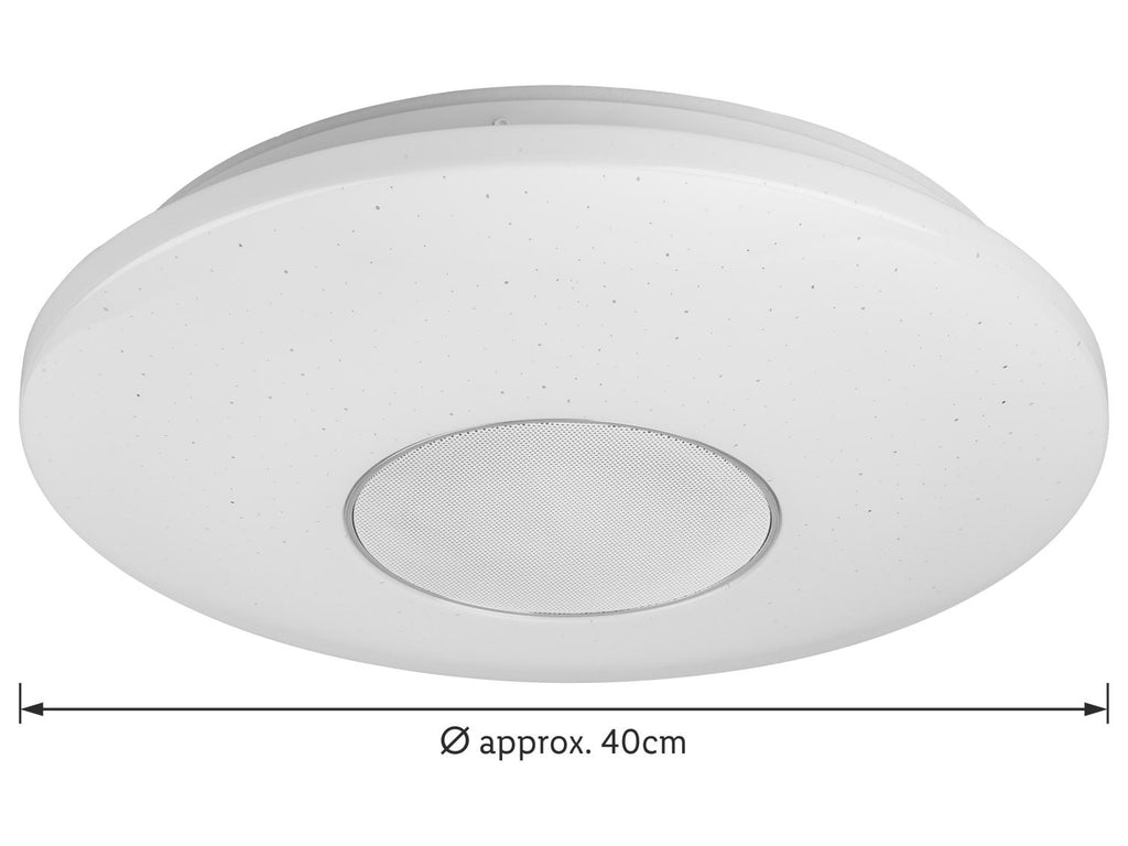 Plafonnier à LED avec haut-parleur Bluetooth