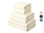 Serviettes éponge, 6 pièces