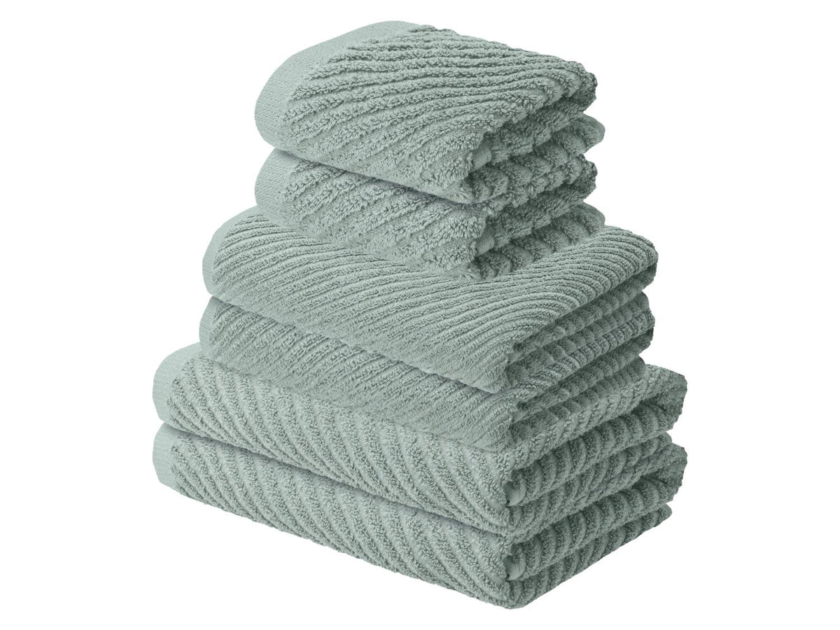 Serviettes éponge, 6 pièces