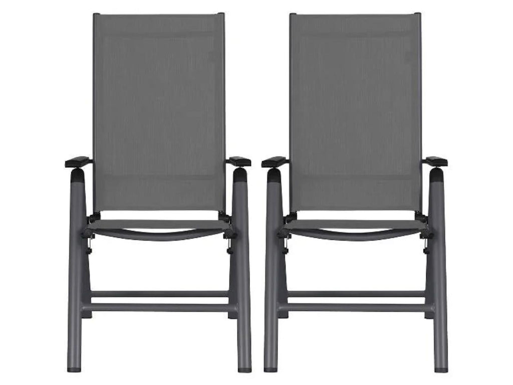 Table de jardin + Lot de 2 fauteuils Houston
