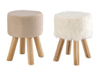 Tabouret en fourrure