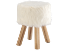 Tabouret en fourrure