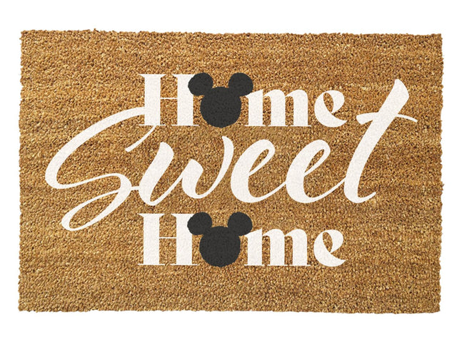 Paillasson Mickey ou Stitch, 55 x 37 cm
