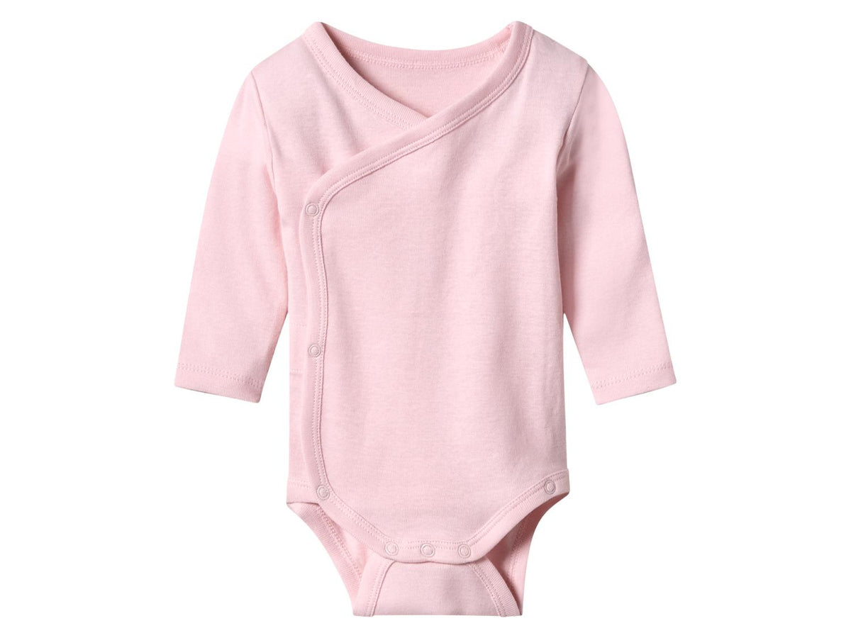 Bodys cache-cœur bébé, 3 pièces