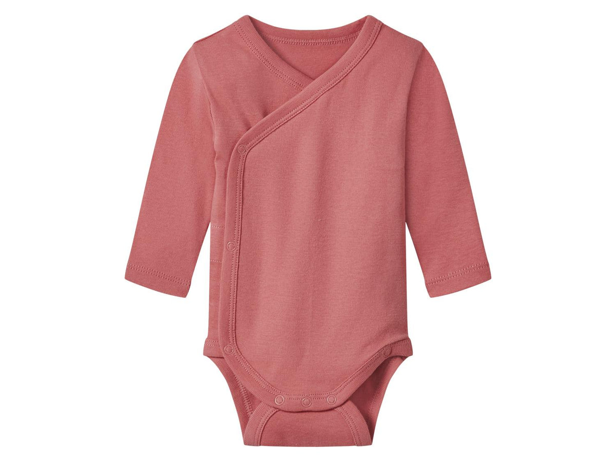 Bodys cache-cœur bébé, 3 pièces