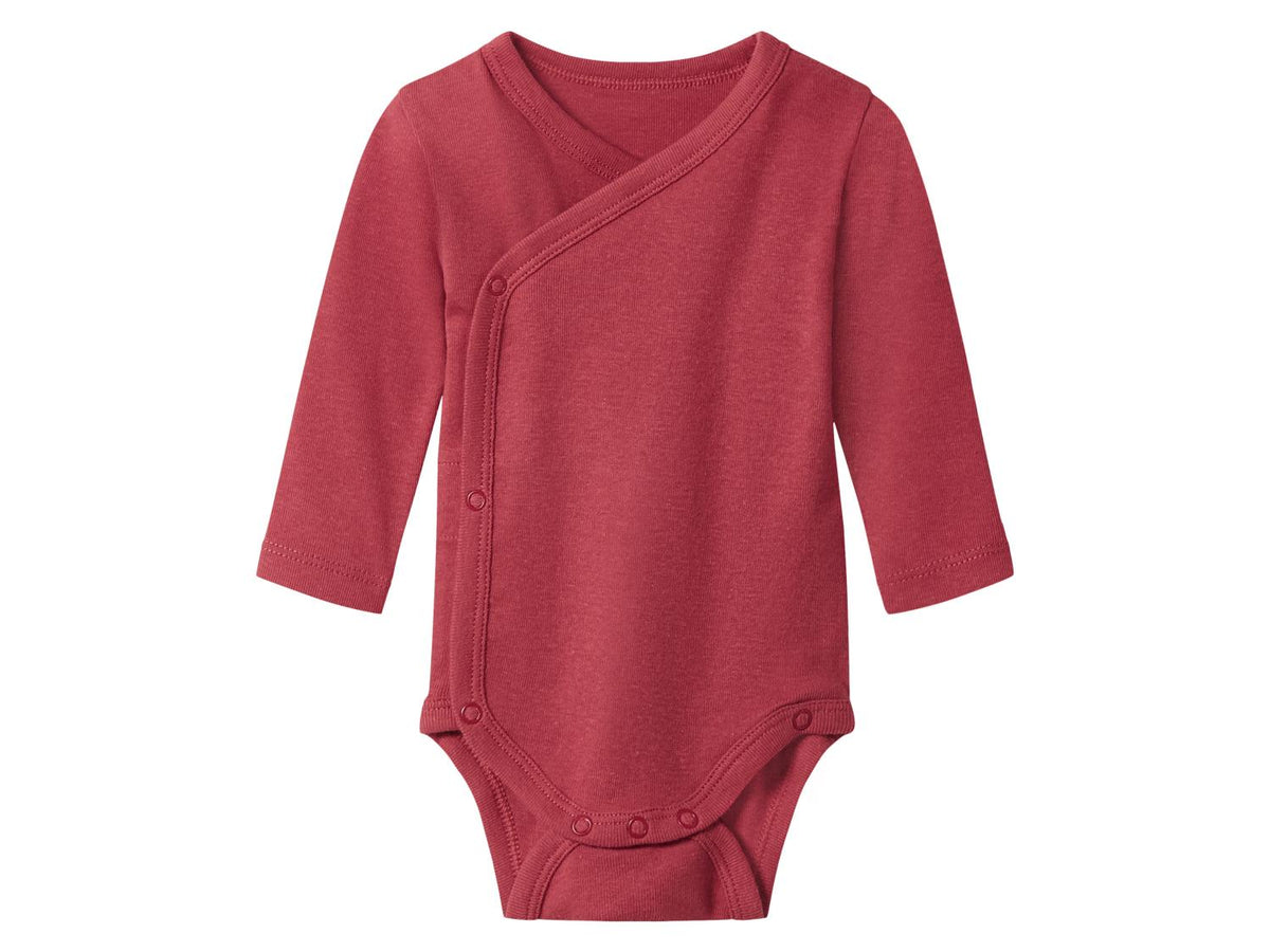 Bodys cache-cœur bébé, 3 pièces