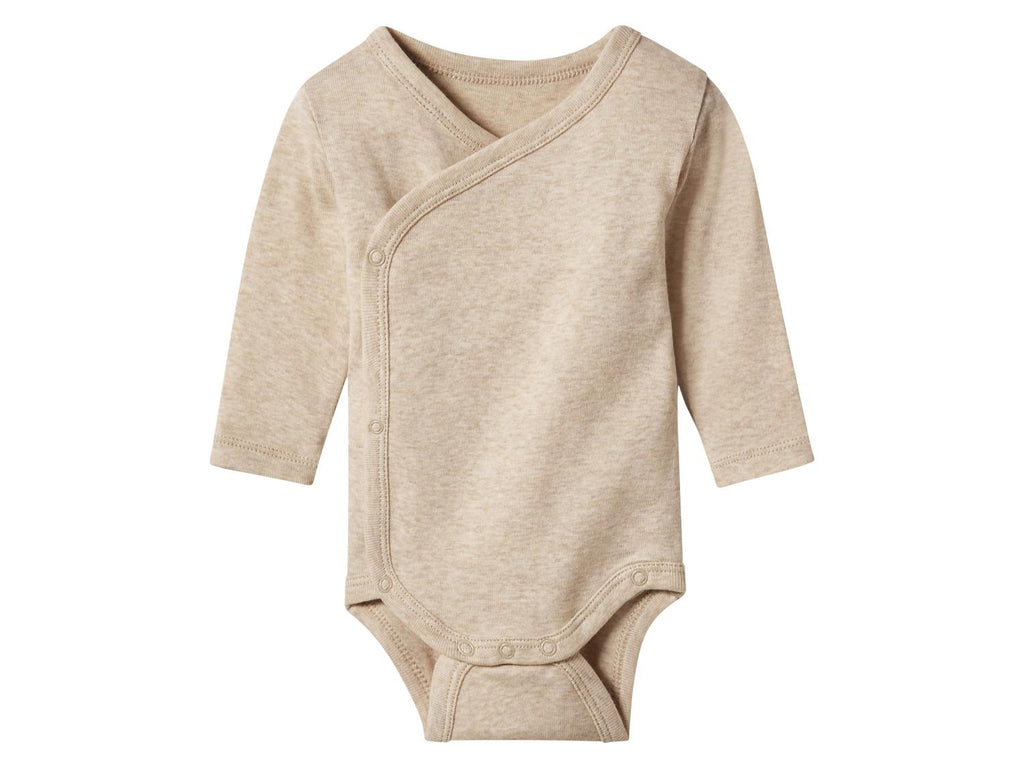 Bodys cache-cœur bébé, 3 pièces