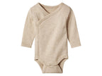 Bodys cache-cœur bébé, 3 pièces