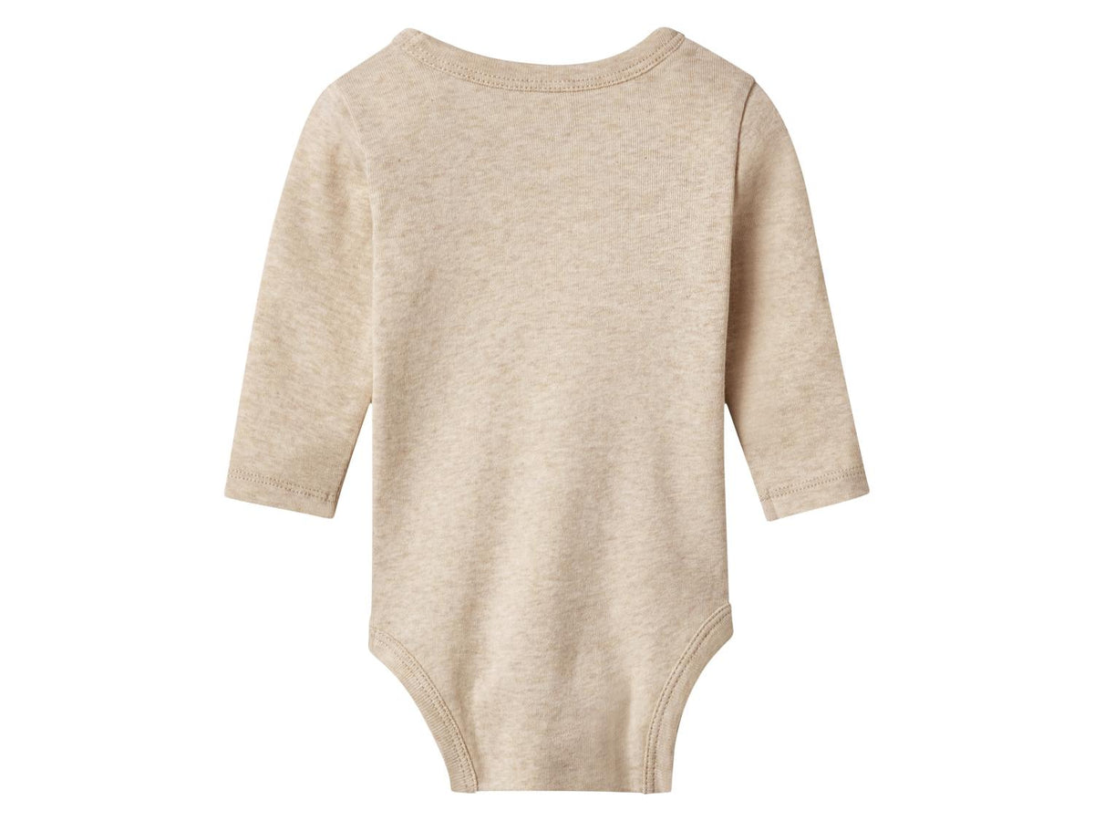 Bodys cache-cœur bébé, 3 pièces