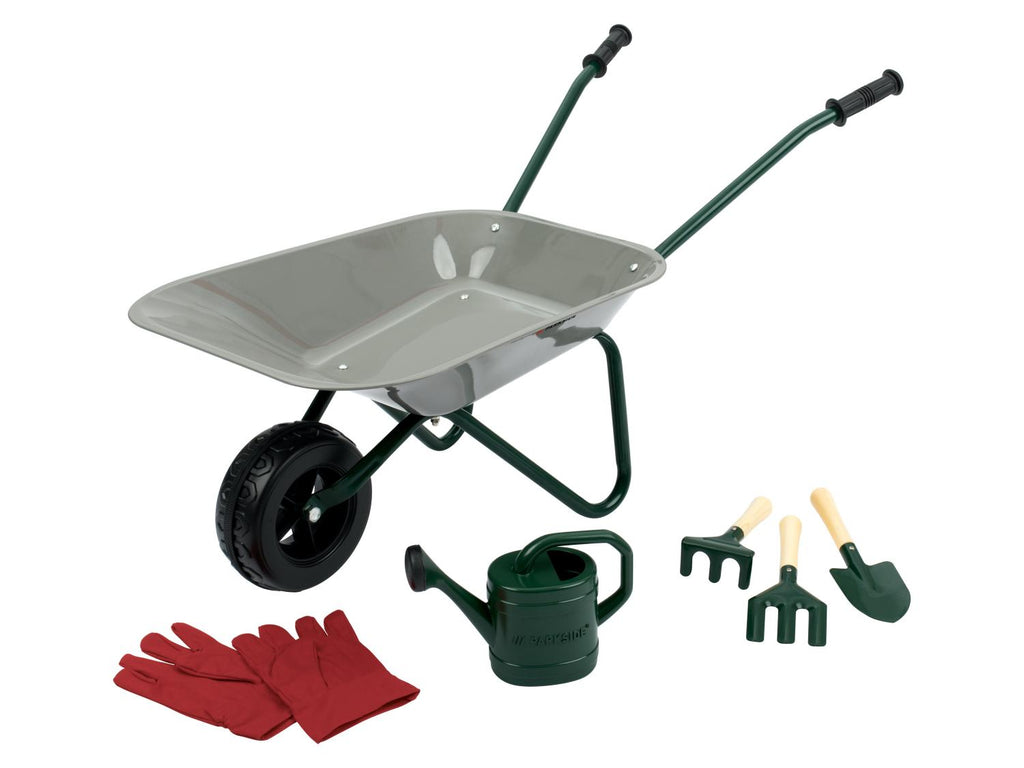 Brouette et outils de jardinage