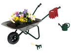 Brouette et outils de jardinage