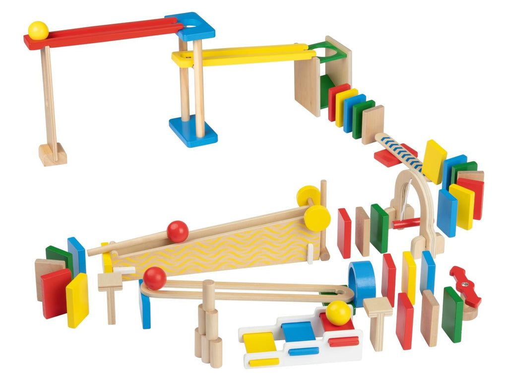 Circuit de billes en bois