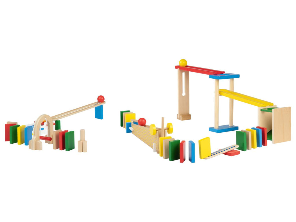 Circuit de billes en bois