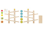 Circuit de billes en bois