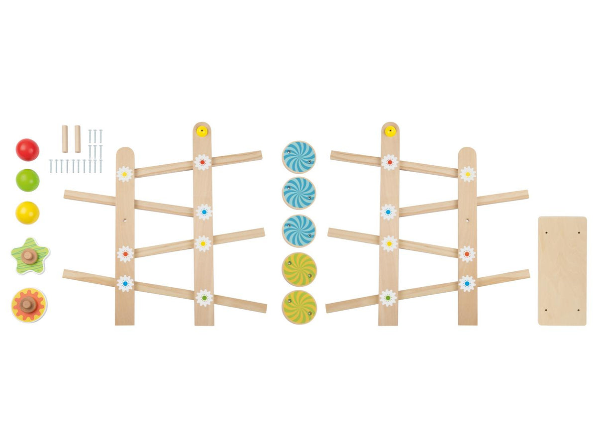Circuit de billes en bois