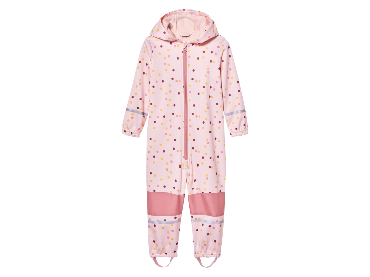 Combinaison imperméable et de jeux softshell doublée pour bébé et tout-petit