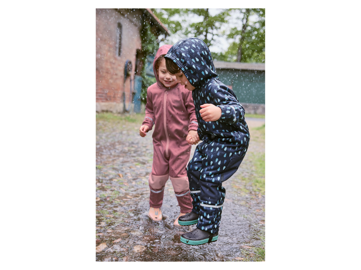 Combinaison imperméable et de jeux softshell doublée pour bébé et tout-petit