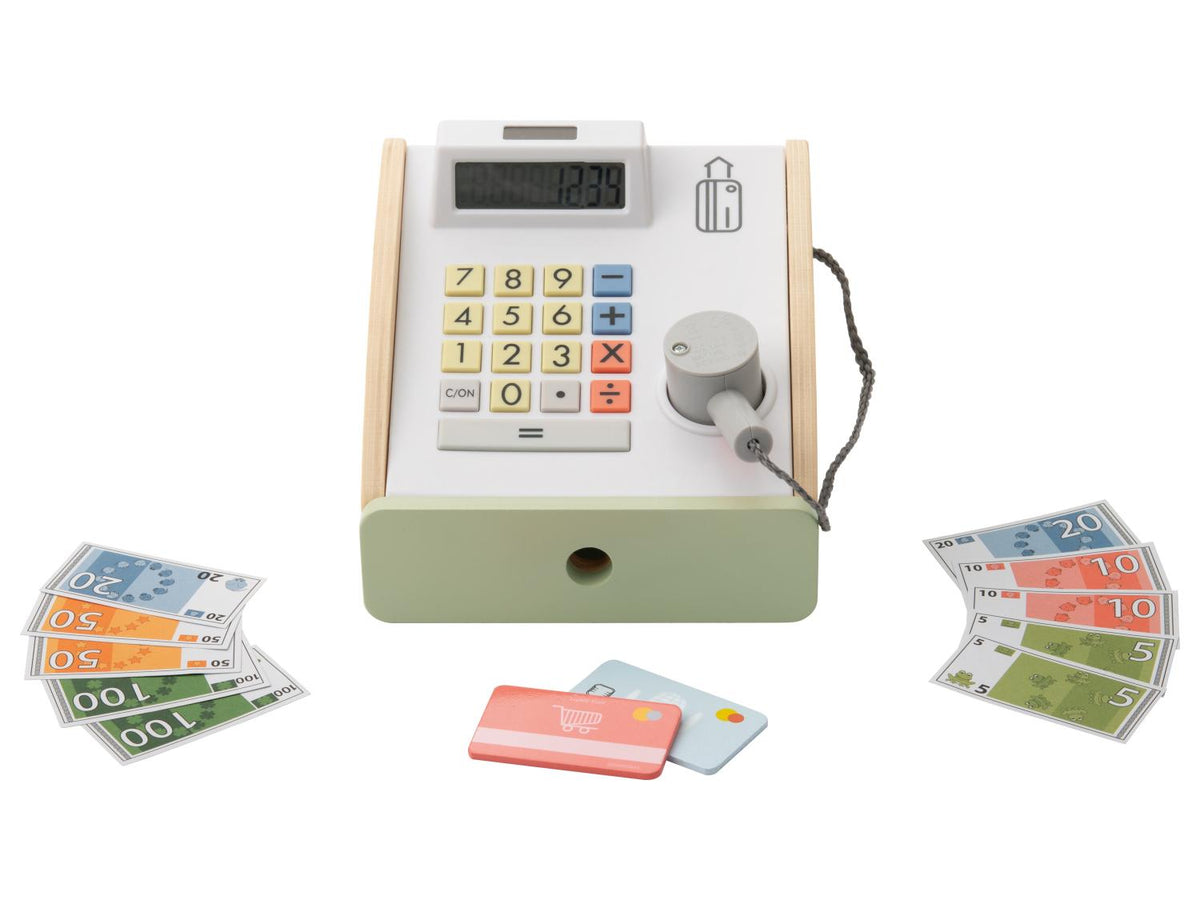 Ensemble caisse enregistreuse / ensemble balance / ensemble caisses de courses / panier d'achat