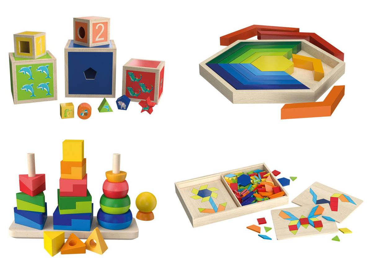 Jeu d'éveil en bois