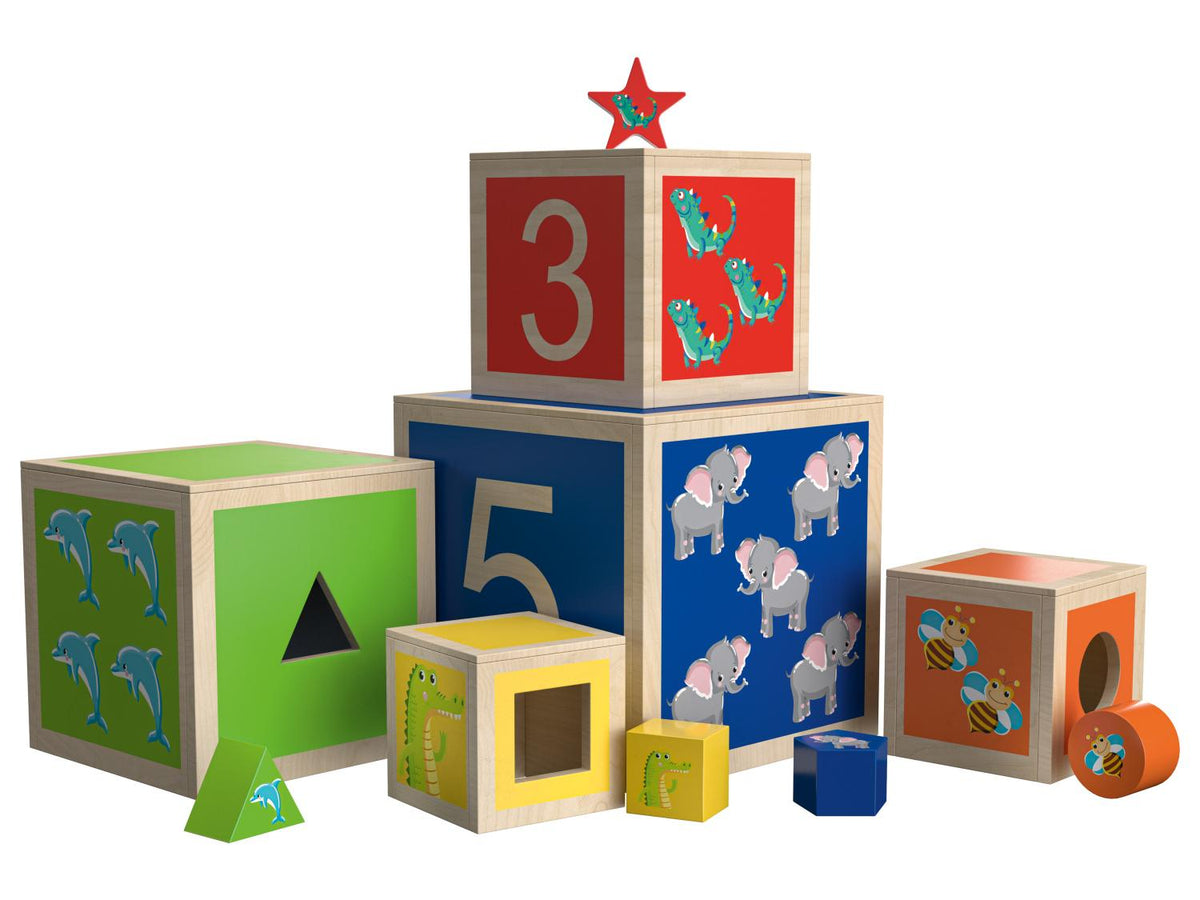 Jeu d'éveil en bois