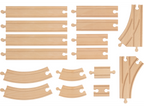 Kit de rails de train en bois